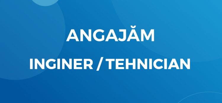 Angajăm inginer / tehnician în domeniul instalațiilor în construcții / hidrotehnică