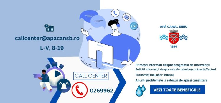 Apă Canal Sibiu a lansat un Call Center modern