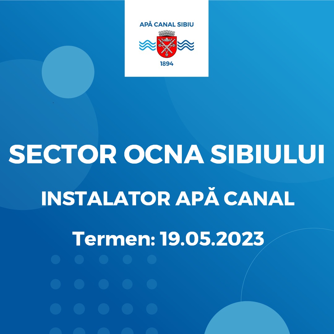 Instalator Apă Canal Apa Canal Sibiu