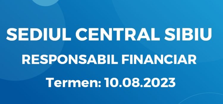 Responsabil Financiar (31.07.2023)