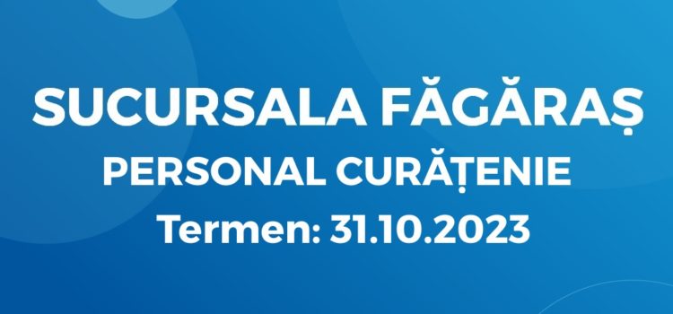 Personal curățenie (27.10.2023)