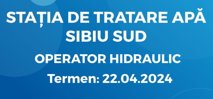 Operator Hidraulic (15.04.2024)