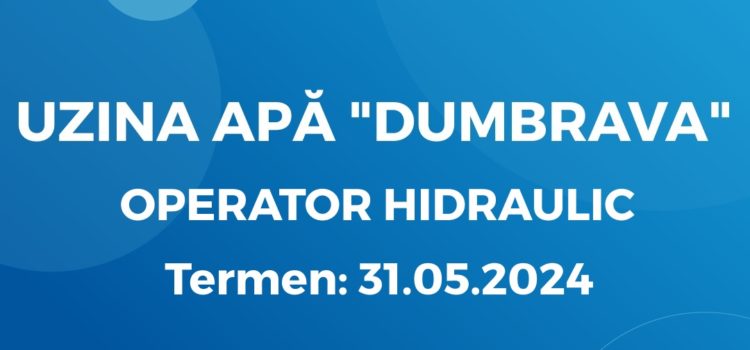 Operator Hidraulic (24.05.2024)