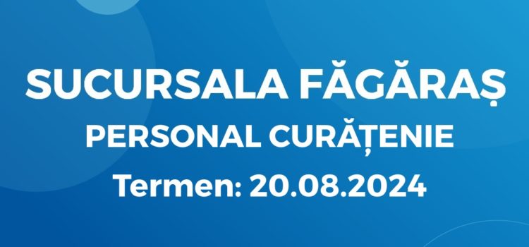 Personal Curățenie (19.08.2024)