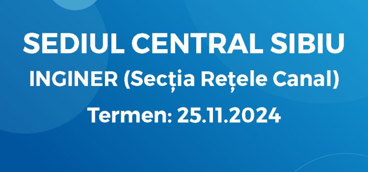 Inginer (15.11.2024)