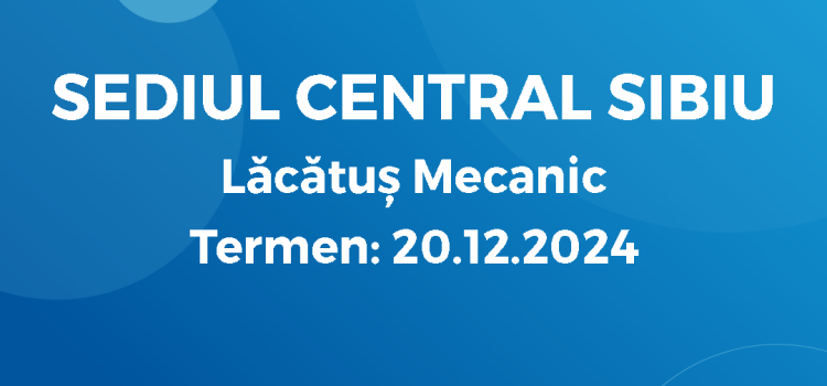 Lăcătuș Mecanic (12.12.2024)