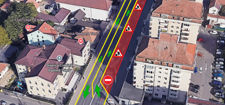 Pas important pentru infrastructura de canalizare din Sibiu: încep lucrările la colectorul de pe Șoseaua Alba Iulia