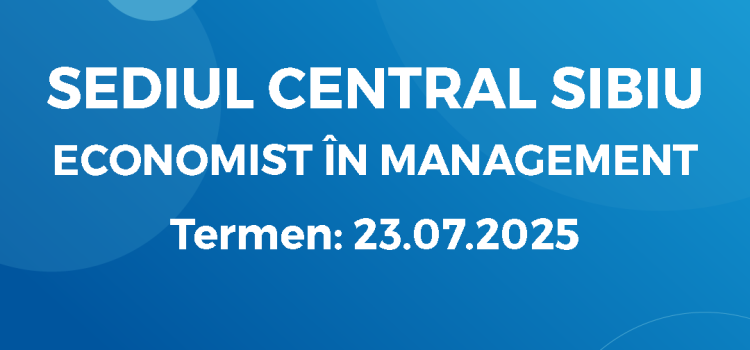 Economist în management (11.07.25)