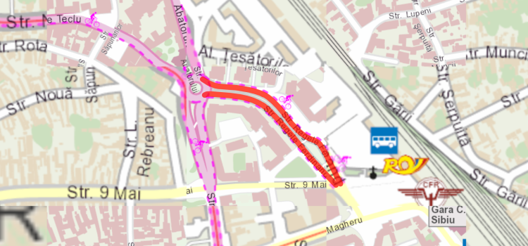 Intervenție pentru înlocuirea unei vane de linie aferentă conductei de distribuție apă potabilă din str. Regele Ferdinand, din municipiul Sibiu