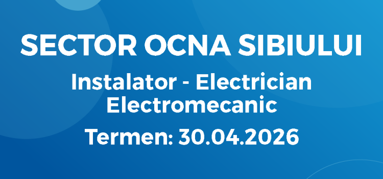 Instalator Electrician Electromecanic (17.04.26)