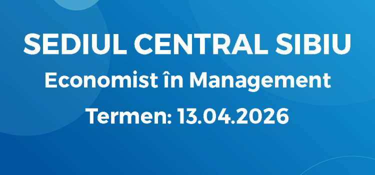 Economist în Management (31.03.26) Economist în Management (31.03.26)