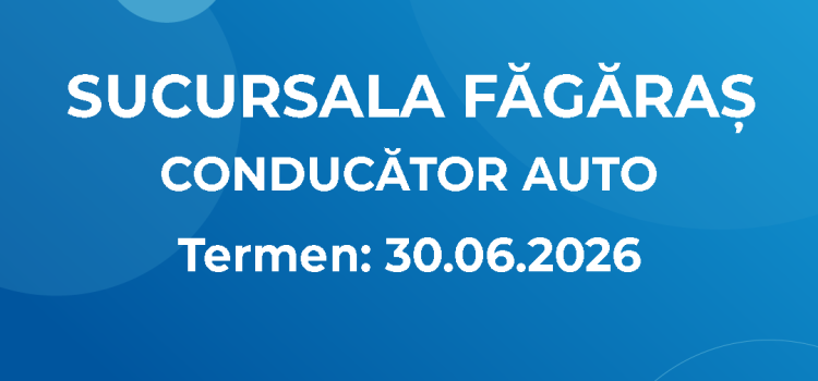 Conducător Auto Făgăraș (19.06.26) Conducător Auto Făgăraș (19.06.26)