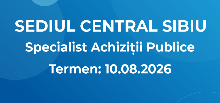 Specialist Achiziții Publice (28.07.26) Specialist Achiziții Publice (28.07.26)