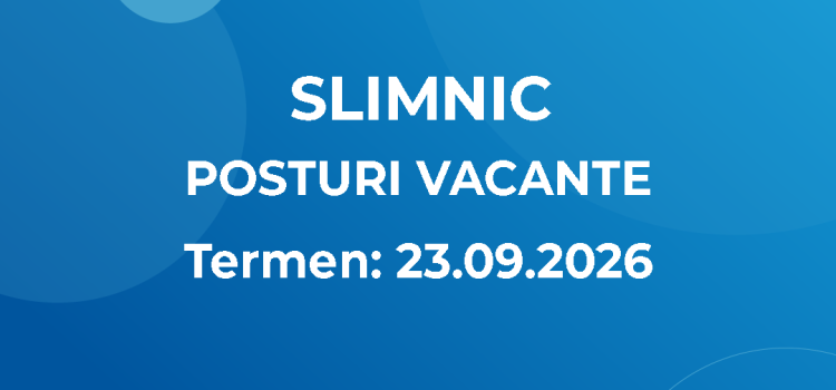 Posturi Vacante Slimnic (11.09.2026) Posturi Vacante Slimnic (11.09.2026)